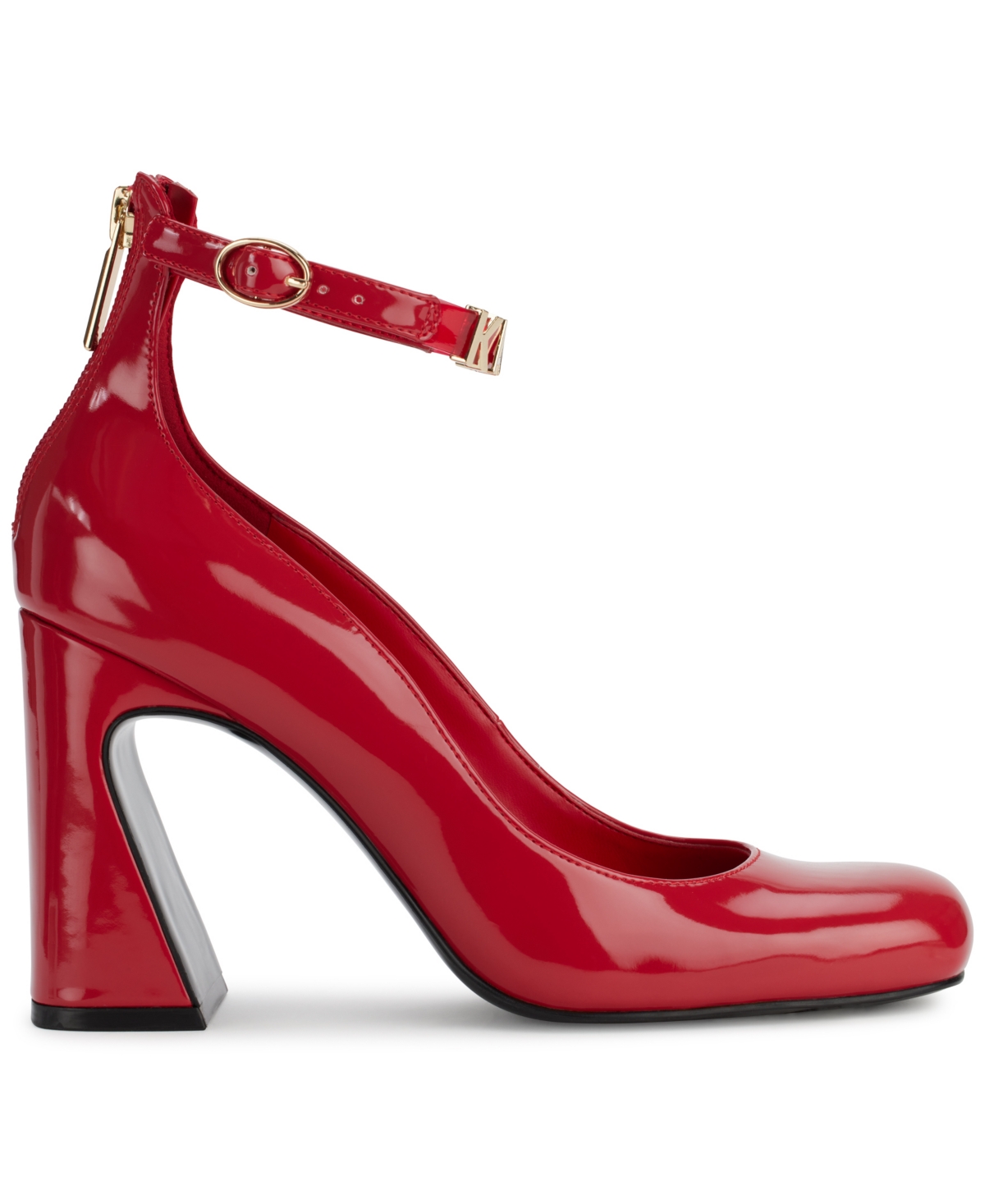 Shop Karl Lagerfeld Women's Pavla Ankle Strap Pumps In Classic Red