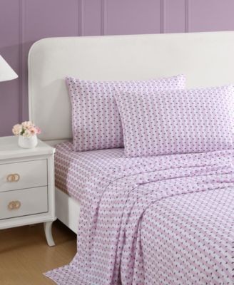 Printed Microfiber 3 Piece Sheet Set, Twin XL