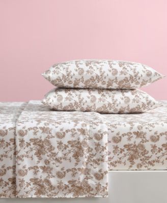 Printed Microfiber 3 Piece Sheet Set, Twin
