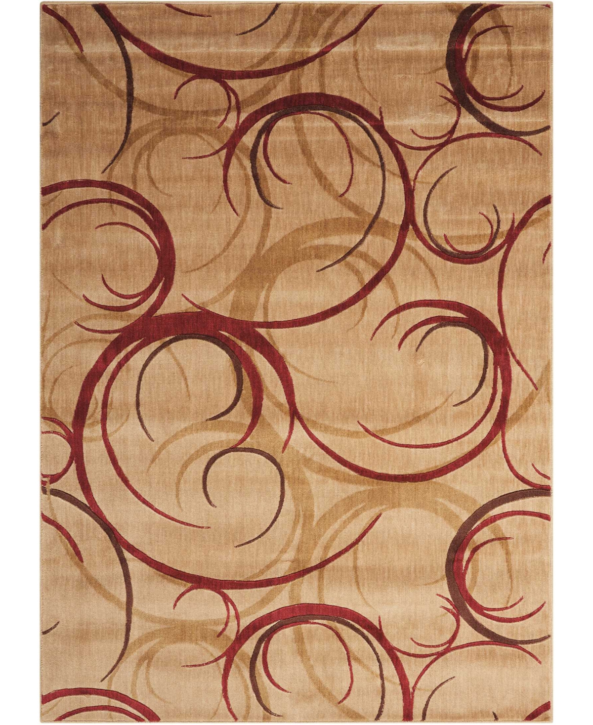 Nourison Home Somerset St82 7'9"x10'10" Area Rug In Beige