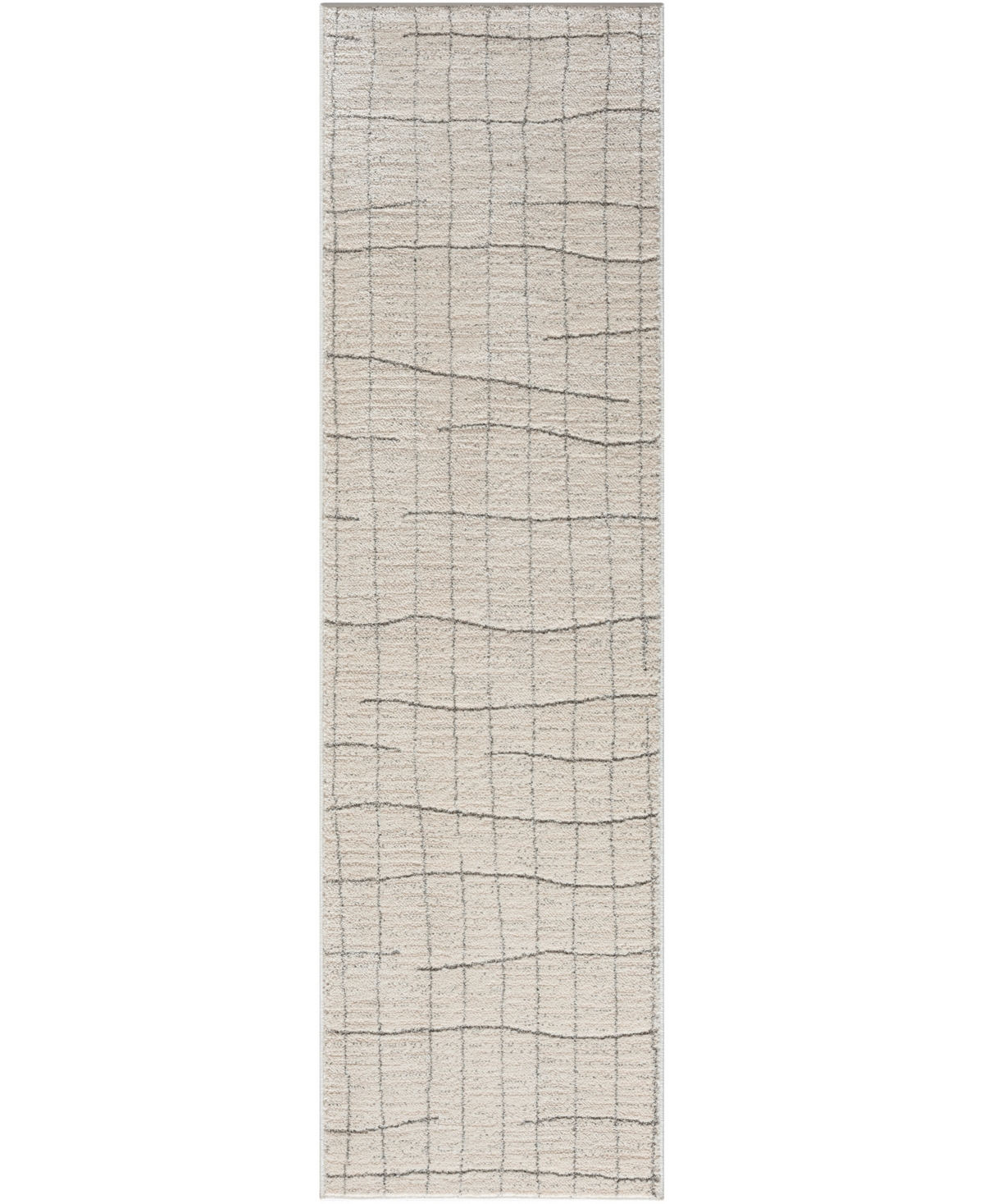 Nourison Home Andes And04 2'2"x7'6" Runner Area Rug In Ivory,gray
