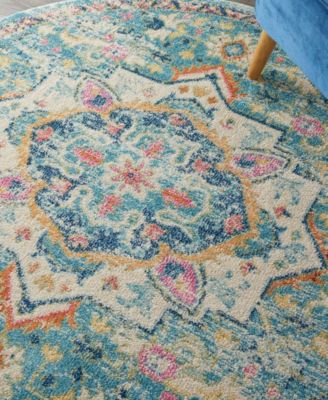 Passion PSN25 5'x5' Round Area Rug