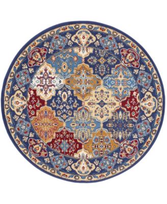 Grafix GRF31 5'3"x5'3" Round Area Rug