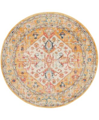 Passion PSN23 5'x5' Round Area Rug