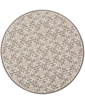 Aloha ALH34 7'10"x7'10" Round Area Rug