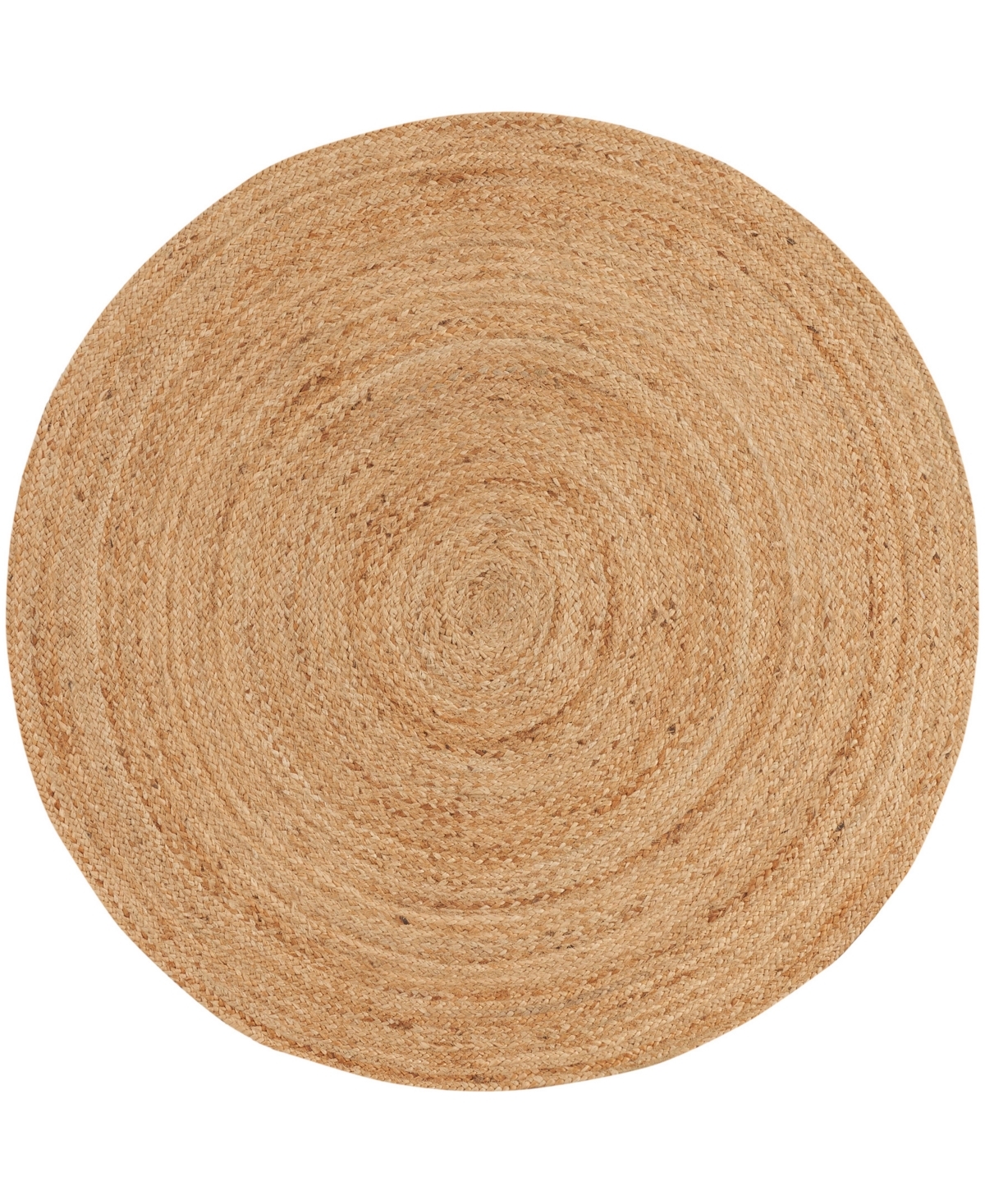 Nourison Home Natural Jute Njt03 5'x5' Round Area Rug In Taupe