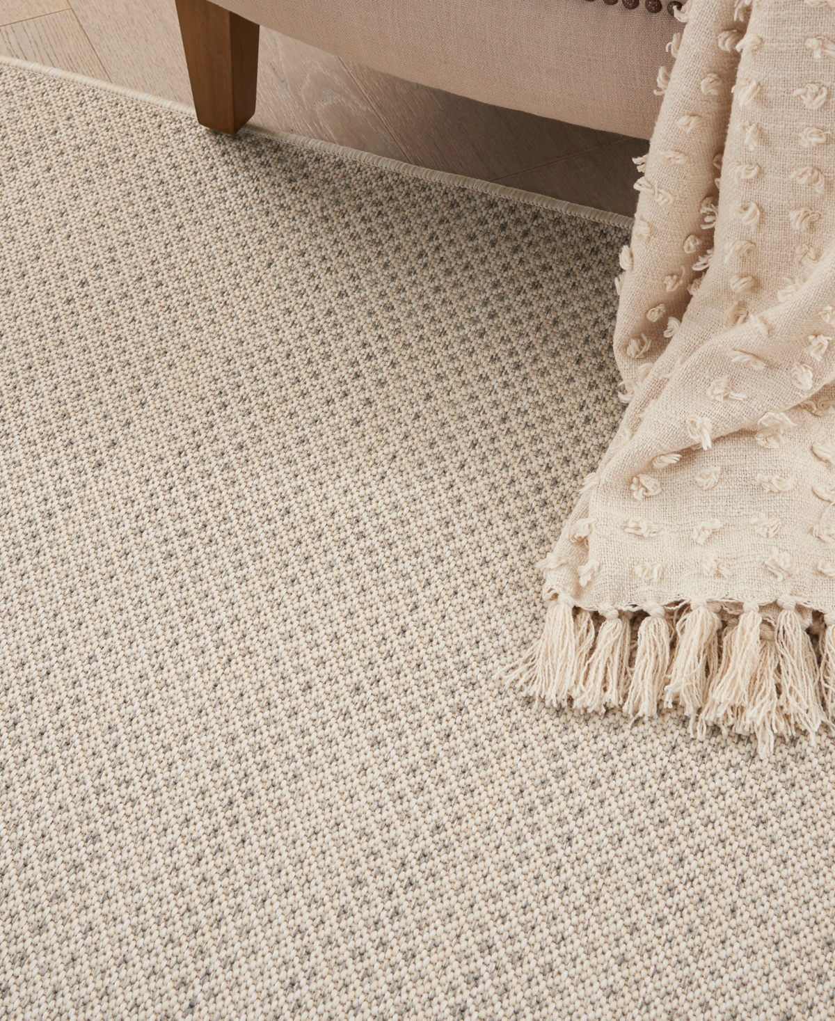 Nourison Home Courtyard Cou01 5'x7' Area Rug In Ivory