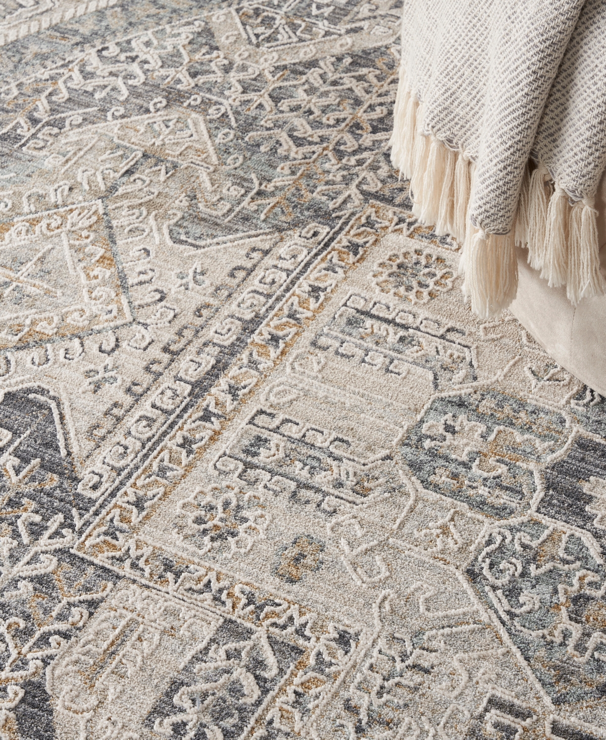 Nourison Home Lynx LNX01 7'10"x7'10" Round Area Rug