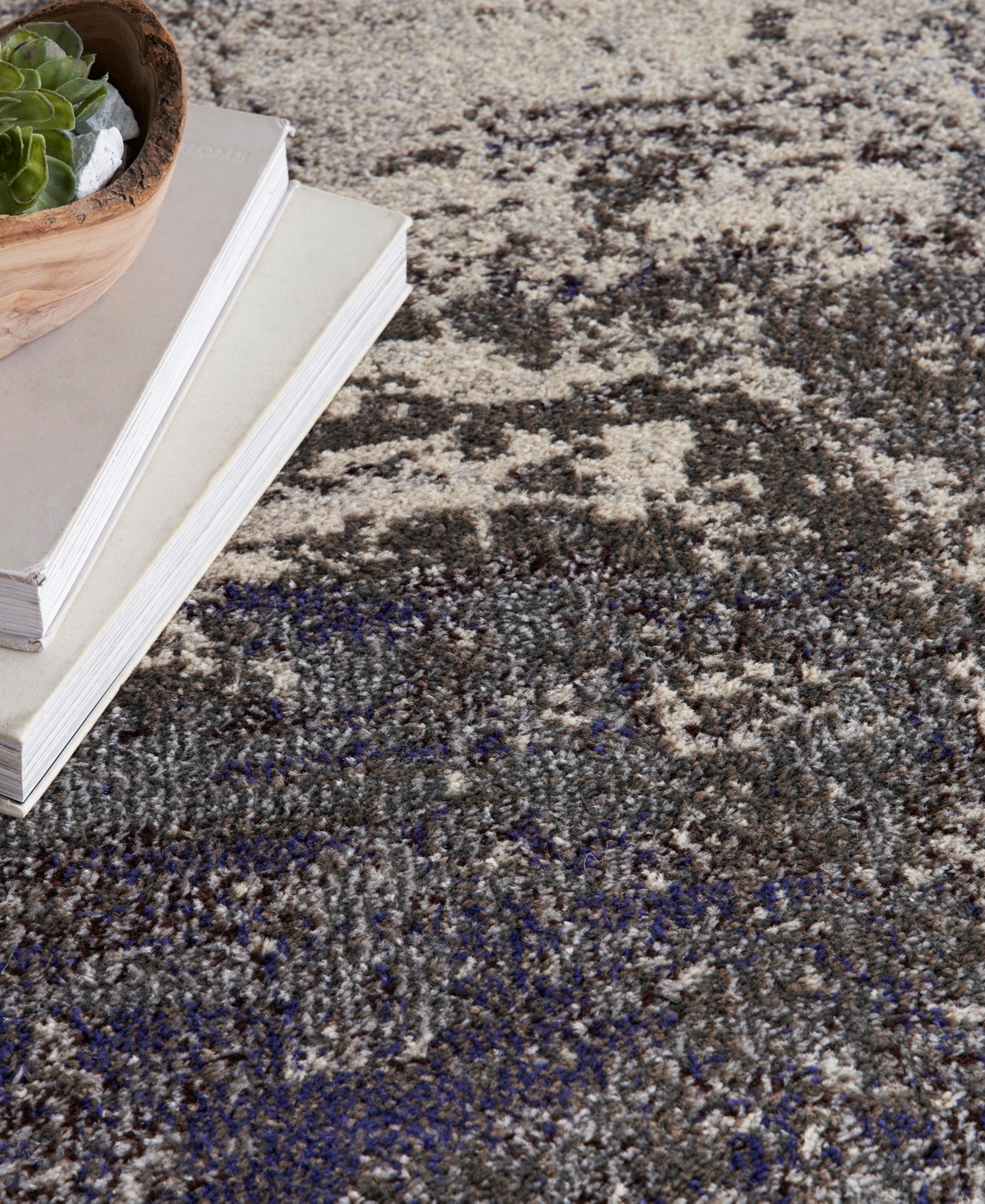 Nourison Home Celestial Ces02 5'3"x7'3" Area Rug In Ivory,gray