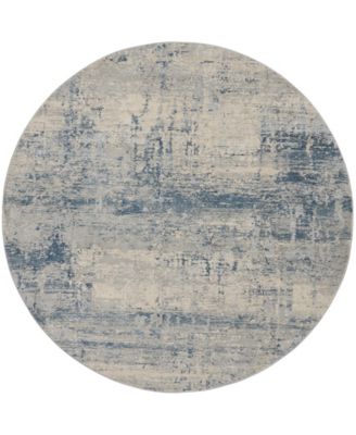 Rustic Textures RUS10 5'3"x5'3" Round Area Rug