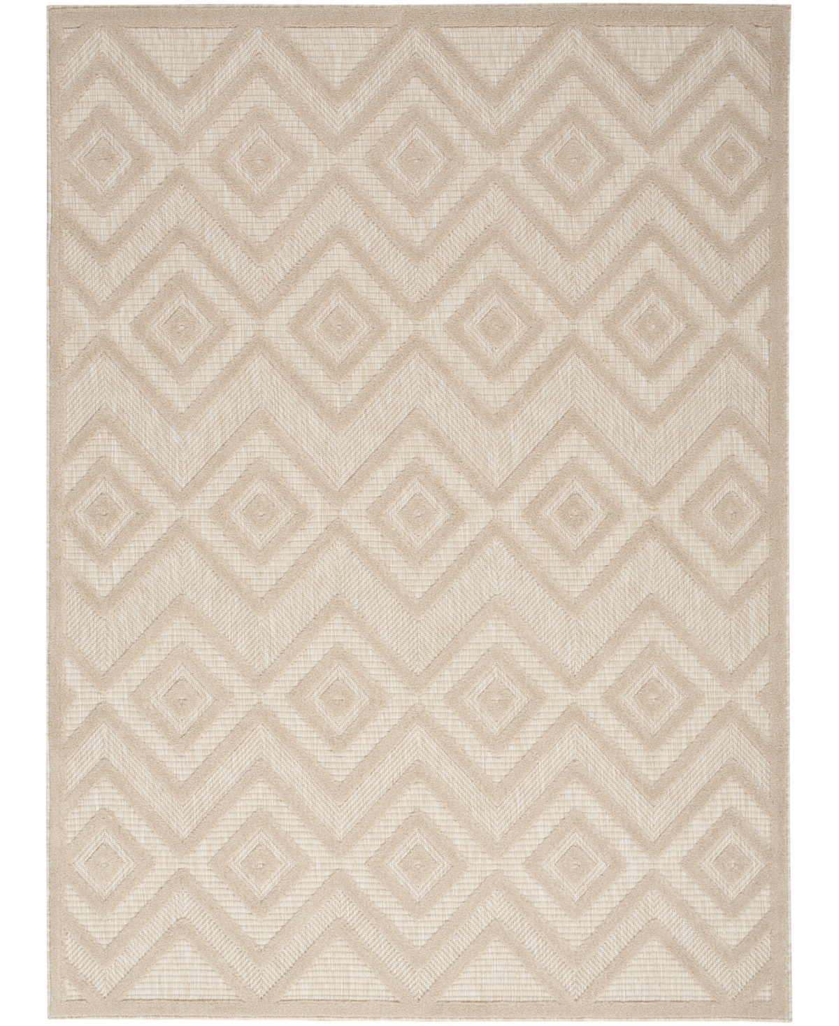Nourison Home Versatile Nrv01 5'x7' Area Rug In Cream