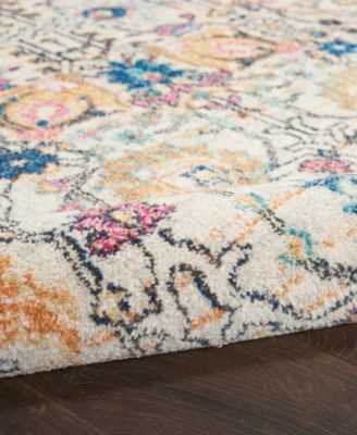 Passion PSN01 8'x8' Round Area Rug