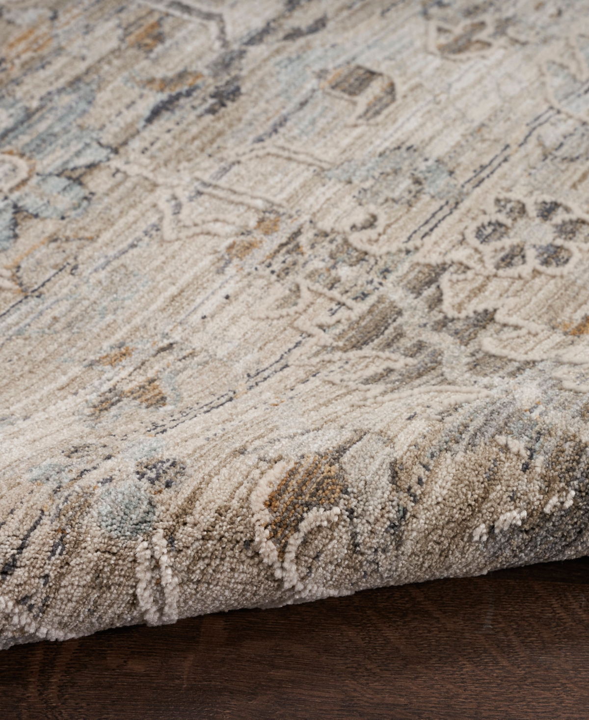 Nourison Home Lynx Lnx02 5'3"x7'10" Area Rug In Ivory