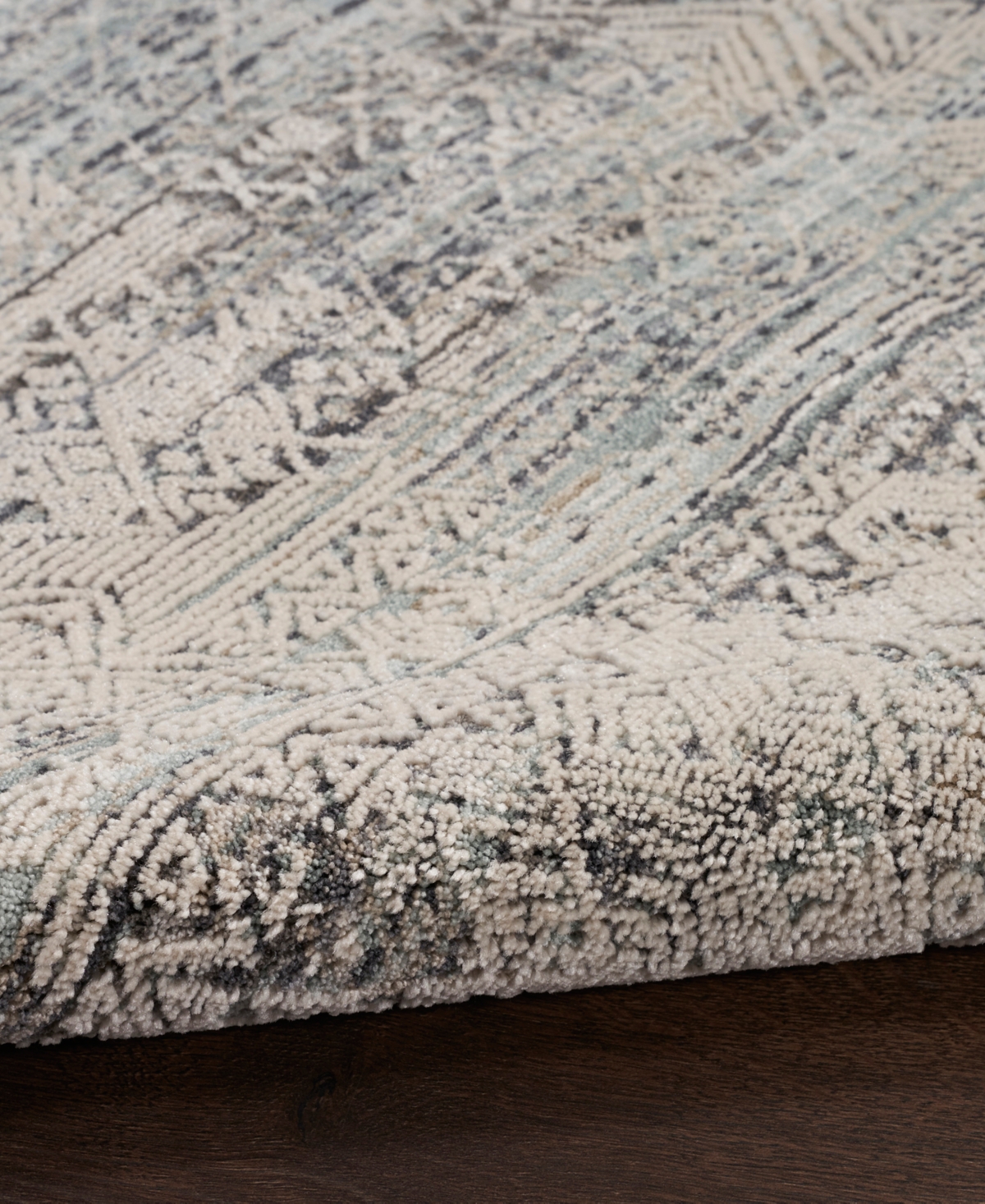 Nourison Home Lynx Lnx06 7'10"x10'1" Area Rug In Ivory,blue