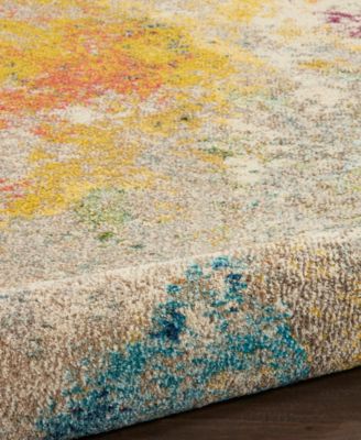 Celestial CES12 7'10"x7'10" Round Area Rug