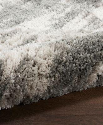 Nourison Home Dreamy Shag Drs02 Rug Collection In Charcoal