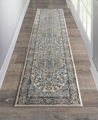 Quarry QUA05 2'2"x12' Runner Area Rug