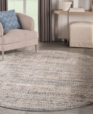 Lynx LNX05 7'10"x7'10" Round Area Rug