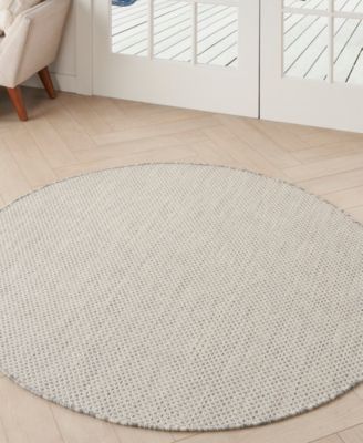 Courtyard COU01 5'x5' Round Area Rug