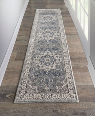 Quarry QUA07 2'2"x10' Runner Area Rug