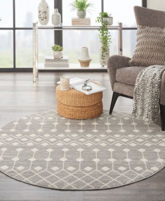 Grafix GRF37 5'3"x5'3" Round Area Rug