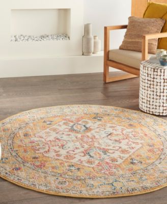 Passion PSN23 5'x5' Round Area Rug