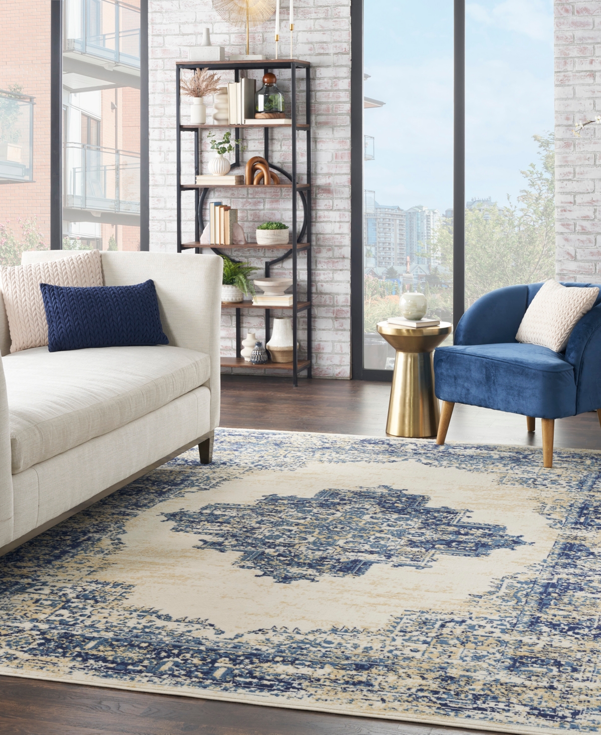 Nourison Home Grafix Grf14 7'x10' Area Rug In Multi