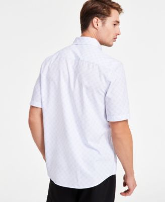 Men's Alfatech Geometric Print Shirt