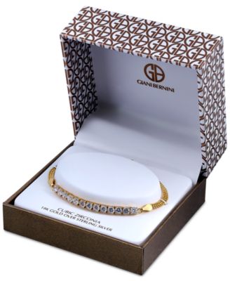 Cubic Zirconia Beaded Chain Bracelet, Created for Macy's