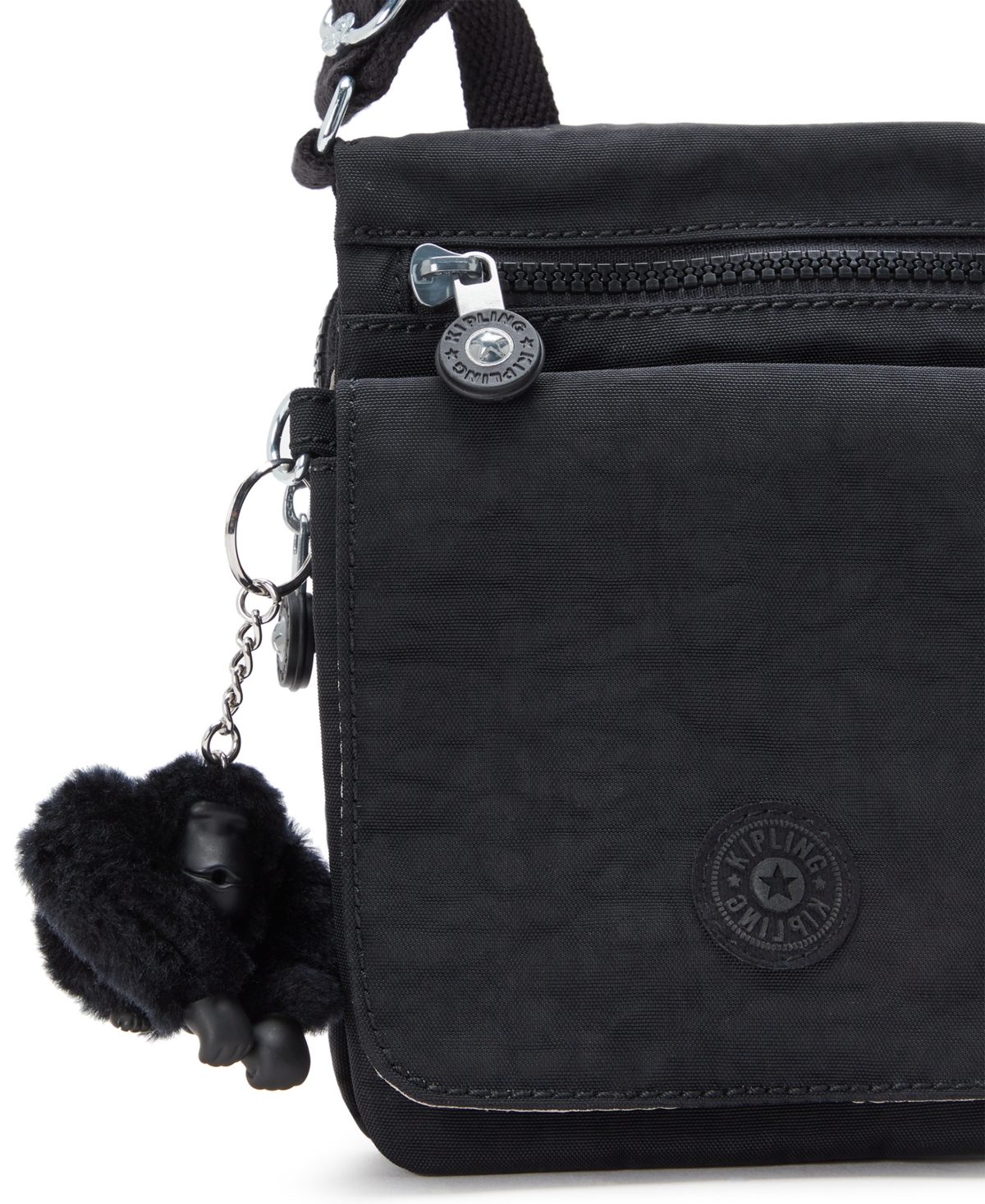 Shop Kipling New Eldorado Crossbody Bag In Black Noir