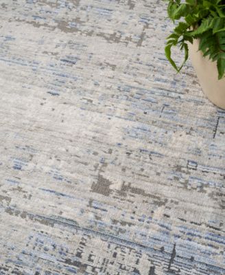 Nourison Home Abstract Hues Abh02 Rug Collection In Blue,gray