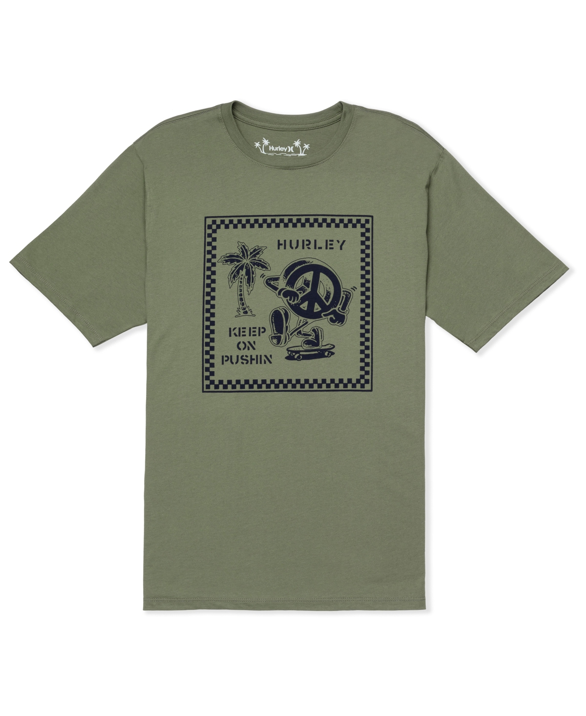 Hurley Men's Everyday Pushin Short Sleeve T-Shirt