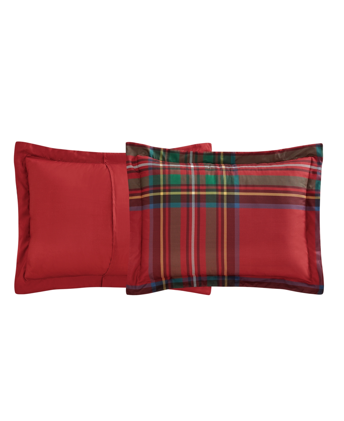 Sunham Holiday Script 8-pc. Comforter Set, Exclusively At Macy's In Red