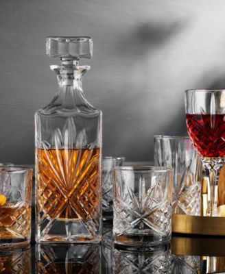 Dublin Crystal Double Old-Fashion Glasses, Set of 4