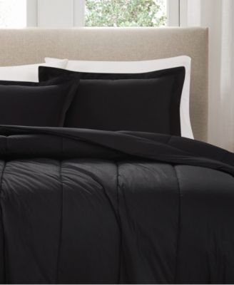 Solid Cotton Percale 2-Pc. Comforter Set, Twin/Twin XL