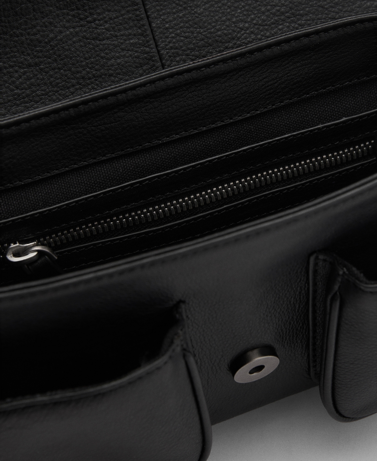 Mango Women's Buckle Leather Bag