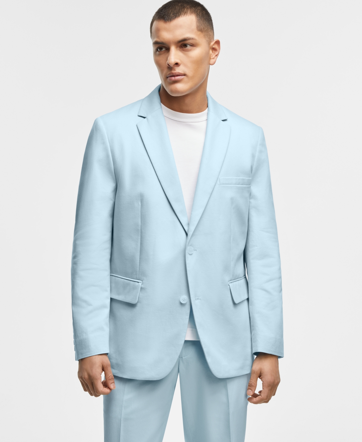 Mode Of One Men's Slim-fit Blazer, Exclusively At Macy's In Delicate Blue