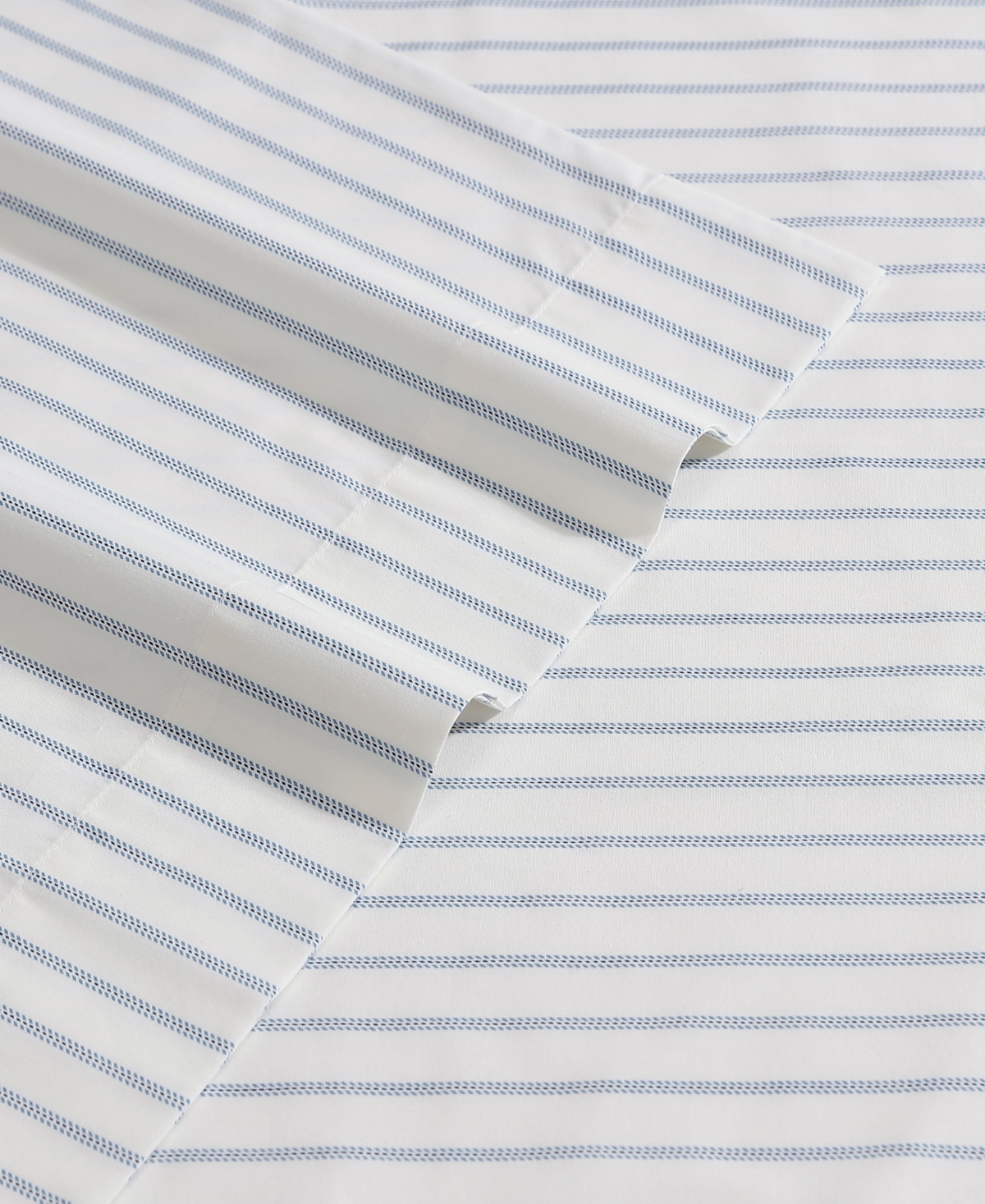 Eddie Bauer Printed 100% Cotton Percale 4-pc. Sheet Set, King In Essential Stripe