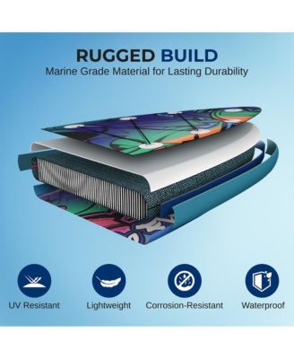 Rising Flow Stand-Up Paddle-Board (SUP) with Waterproof Mobile Phone Case, 10'6"