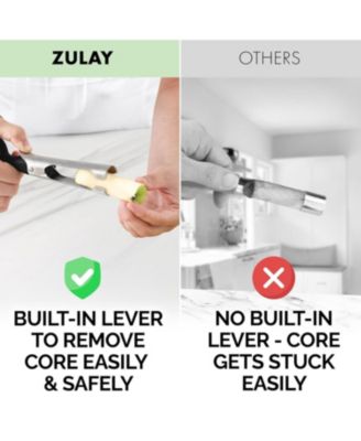 Premium Apple Corer Tool Stainless Steel Serrated Blade