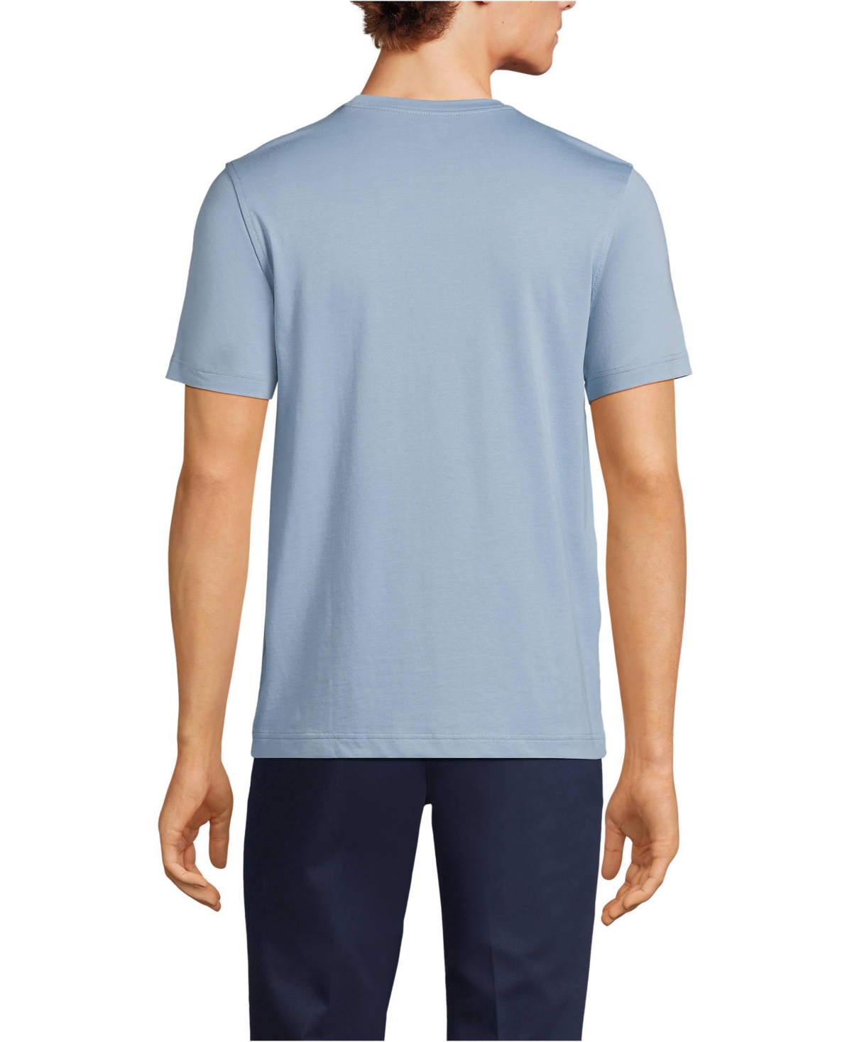 Lands' End Big & Tall Short Sleeve Cotton Supima Tee