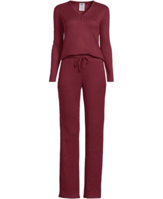 Petite Cozy 2 Piece Pajama Set - Long Sleeve Top and Pants