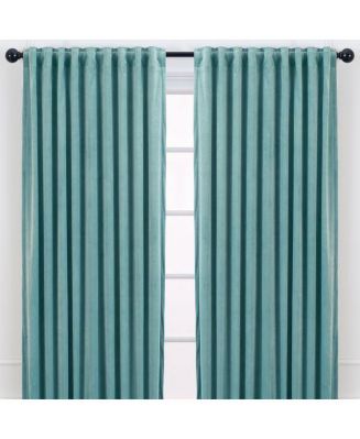 Chanasya Premium 2-Panel Blackout Velvet Curtains - Classy & Solid ...