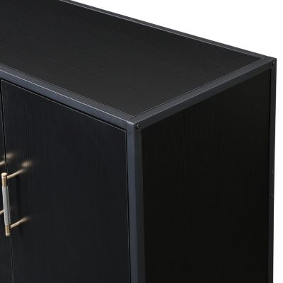 Streamdale Four-Door Sideboard with Cross-Leg Design