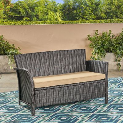 Streamdale St Lucia Plush Wicker Loveseat