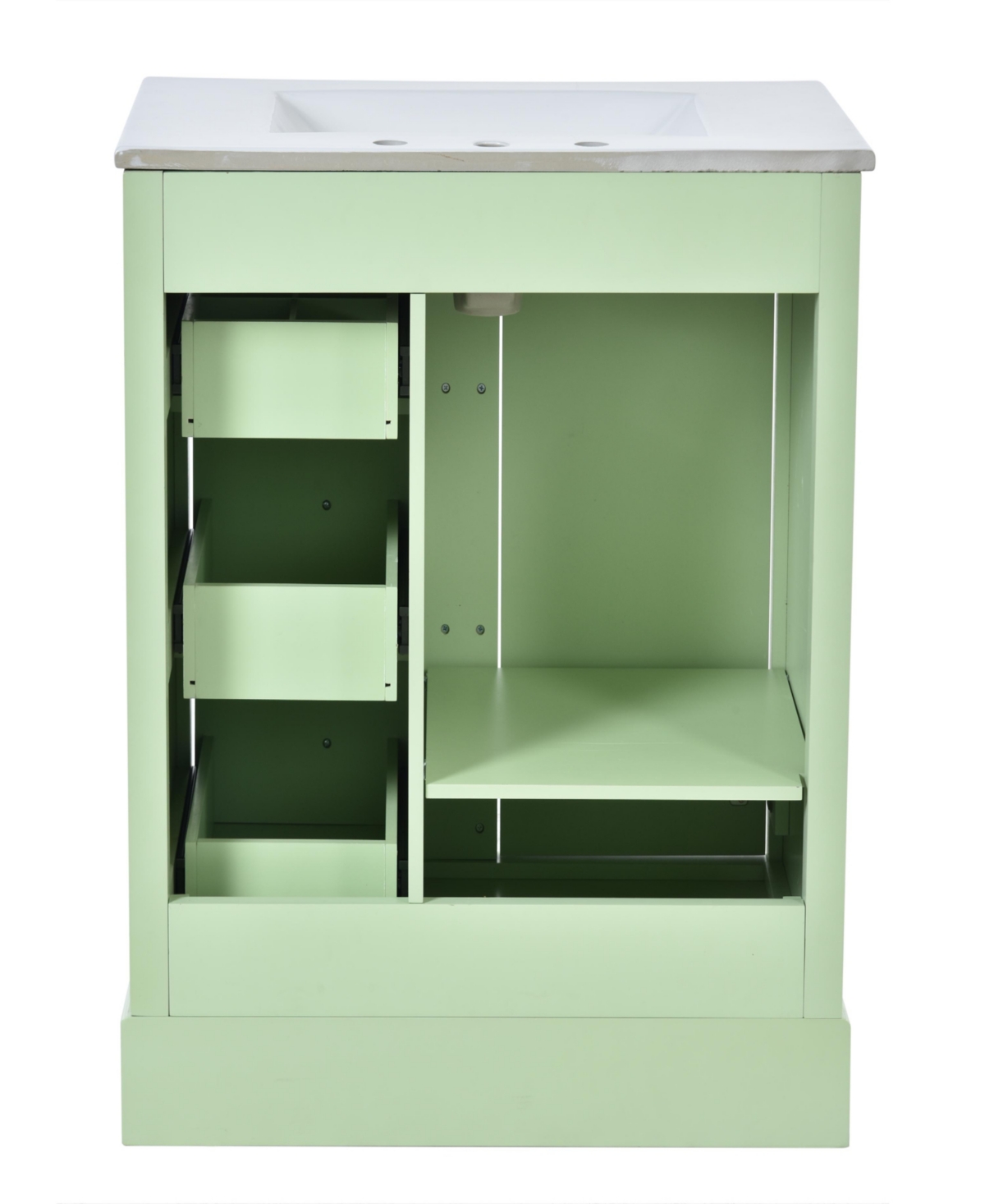 Streamdale Furniture 30-Inch Bathroom Vanity with Ceramic Basin