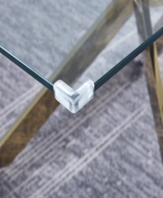 Rectangular Tempered Glass Dining Table, Modern Dining Room Interior Design, For 6 People