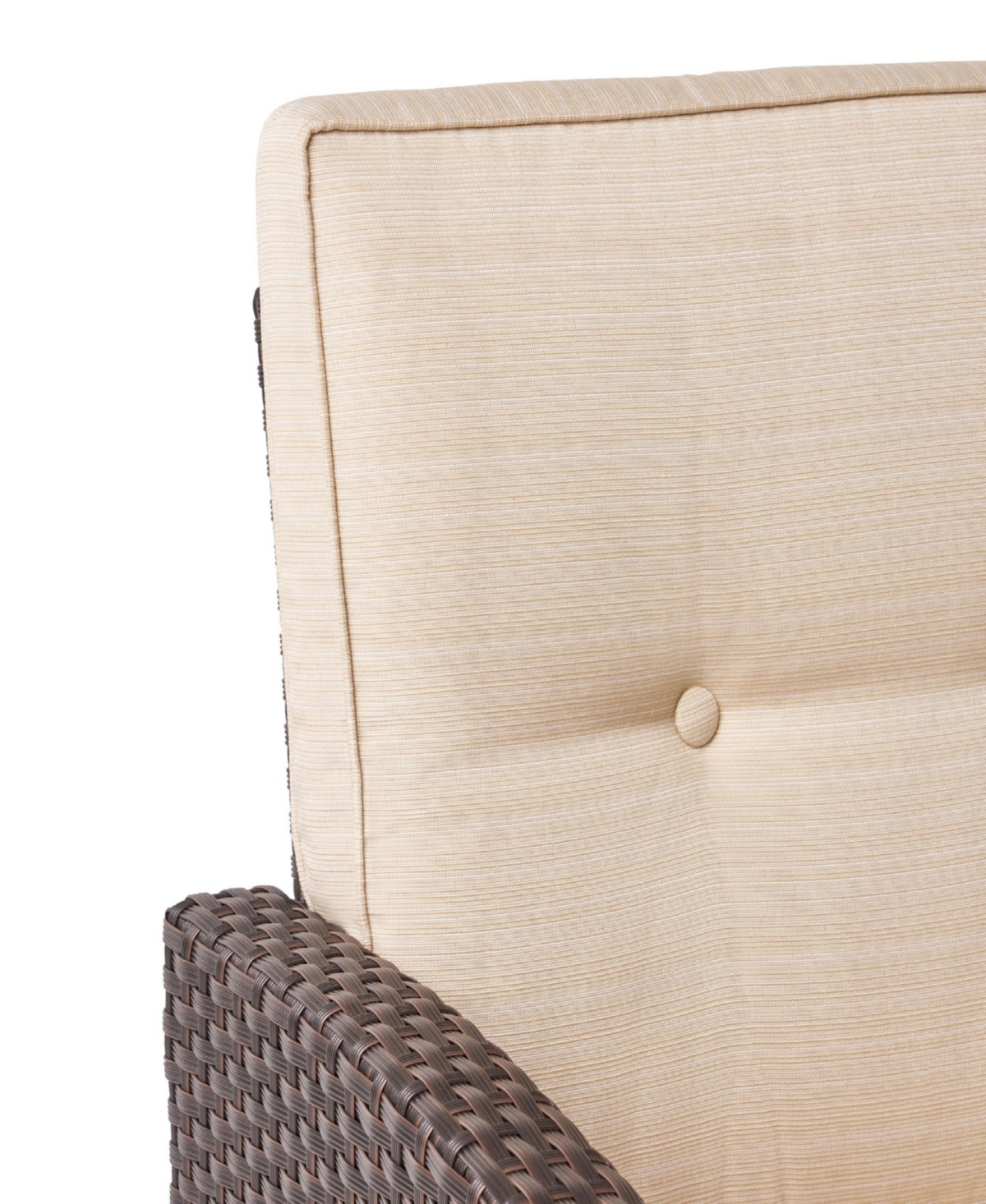 Weather-Resistant 3-Seater Outdoor Sofa With Steel Frame And Water-Repellent Cushions