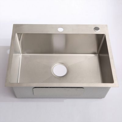 24" Stainless Steel Sink with Faucet & Drain