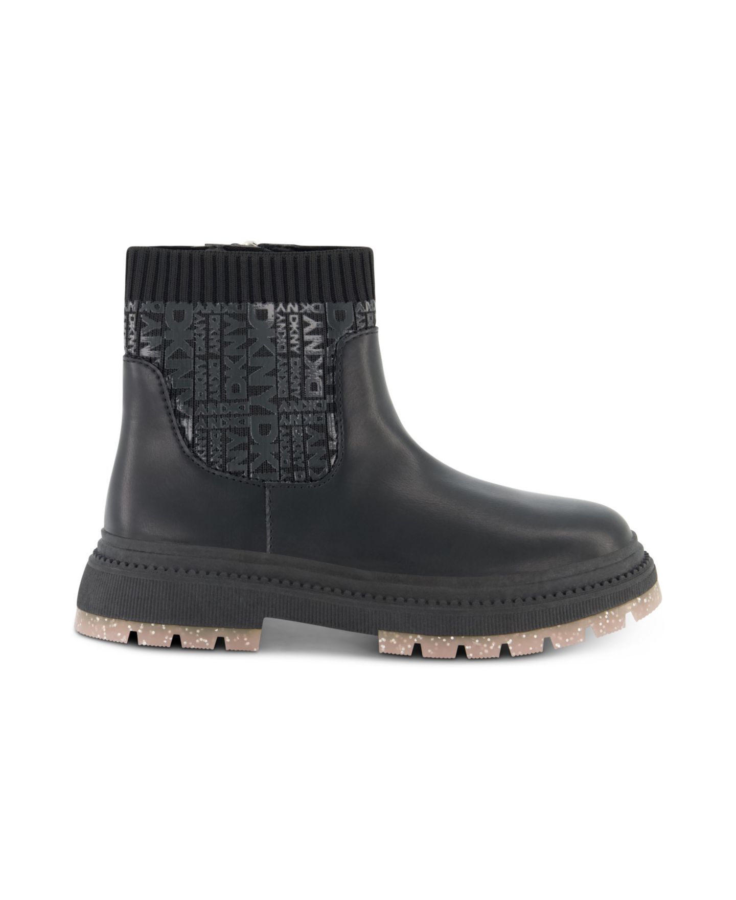 Ботинки DKNY Crissa Stretch Lug Boot для девочек, цвет: Чёрный — фото 4